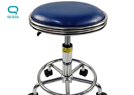 Esd Chairs Safe Lab Chairs With Wheels Use For Cleanroom PU Material