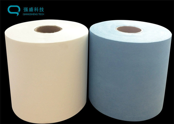 Strong Industrial Wiping Paper Cleaning Wipe Roll Tear And Wear Resistance