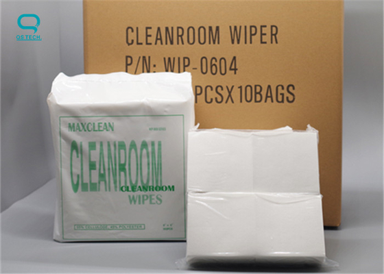 0609 55% Cellulose 45% Non Woven white Polyester  wipe