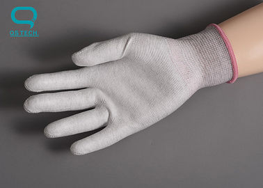 Breathable Palm Coated Gloves , ESD Disposable Gloves With Great Flexibility