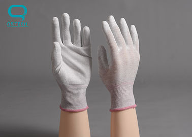 Breathable Palm Coated Gloves , ESD Disposable Gloves With Great Flexibility