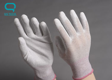 Breathable Palm Coated Gloves , ESD Disposable Gloves With Great Flexibility