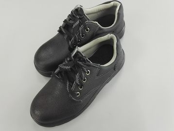 Dustproof Work Safety Boots With Steel Toe PU Outsole Breathable Lining Black